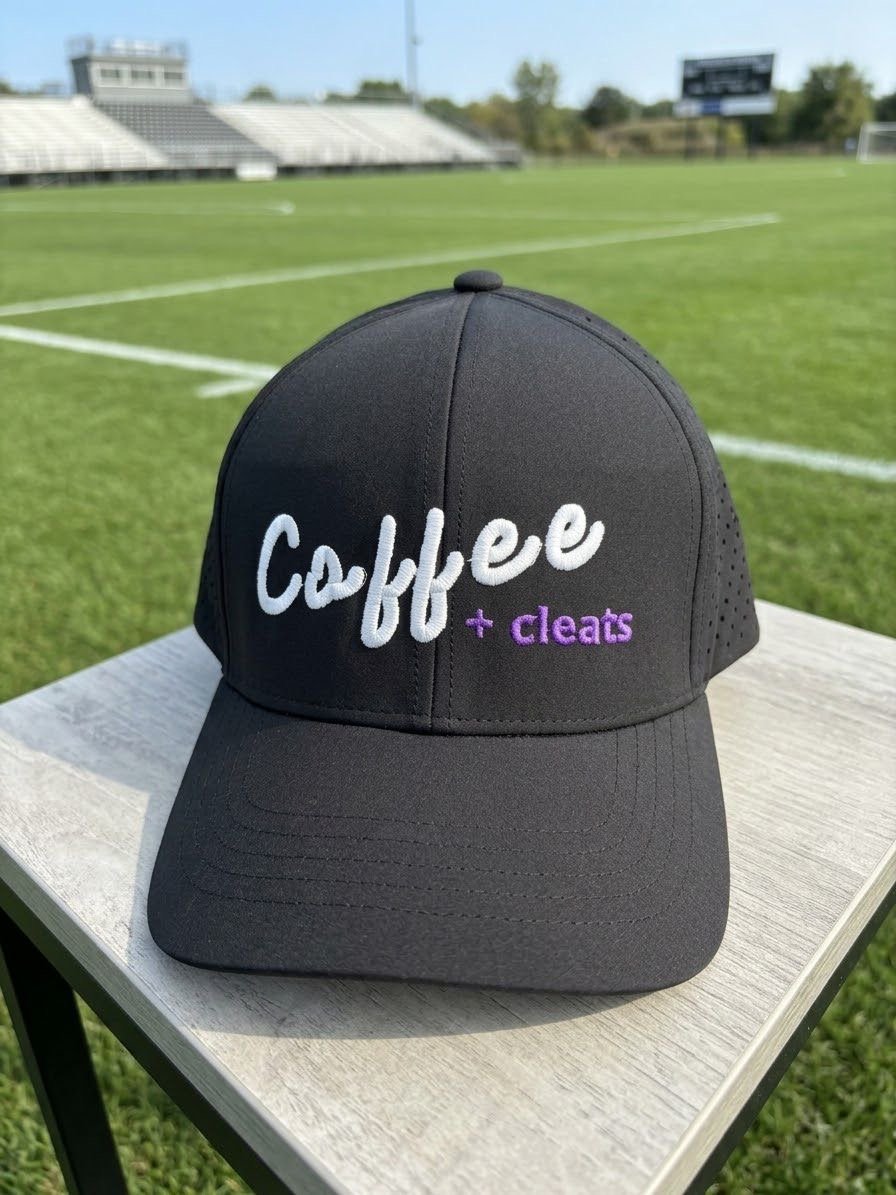 Coffee + Cleats Soccer Mom Hat. - Image 2