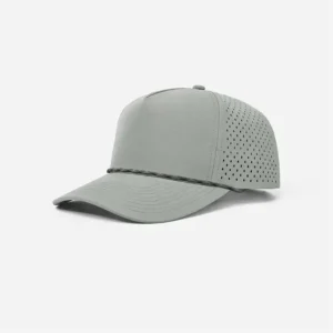Custom Pro Series Rope Golf Hat - Embroidery, Gray