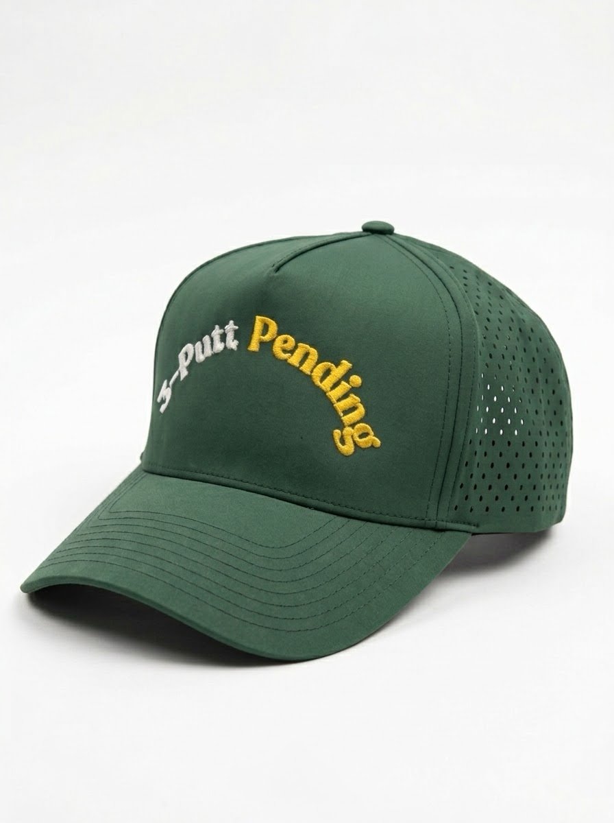 3-Putt Pending | 5-Panel Performance Golf Hat - Image 4